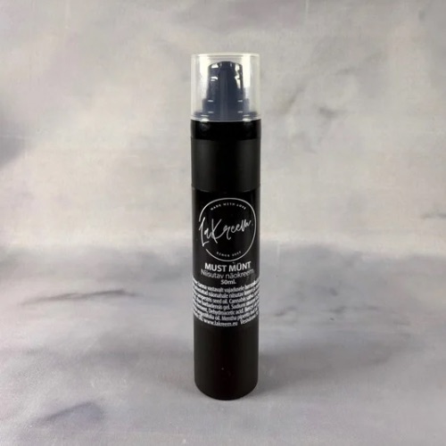 Must Münt. Niisutav näokreem.