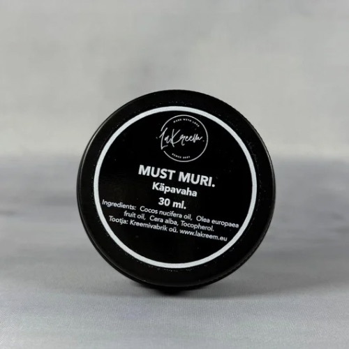 Must Muri. Käpavaha.